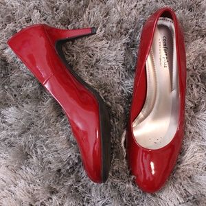Shiny Red Heels